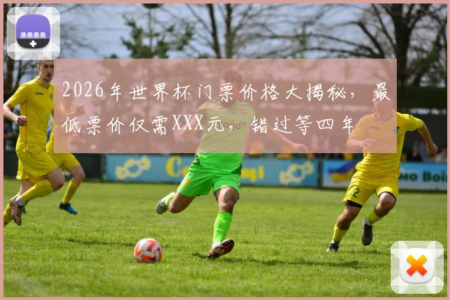 2026年世界杯门票价格大揭秘，最低票价仅需XXX元，错过等四年